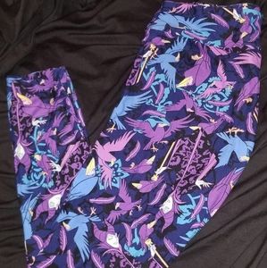 LuLaRoe Maleficent Sleeping Beauty Leggings